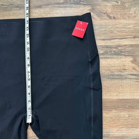 SPANX ICON LEGGINGS HIGH WAIST STRECH VERY BLACK WOMENS SZ 2XL NEW - Picture 4 of 10